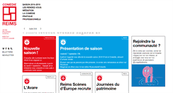 Desktop Screenshot of lacomediedereims.fr