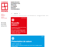 Tablet Screenshot of lacomediedereims.fr